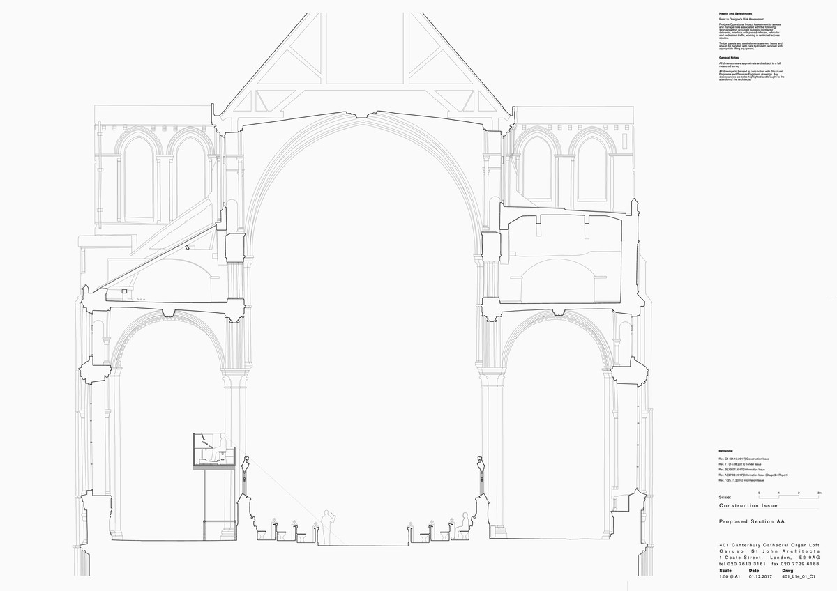 Canterbury Cathedral Organ Loft | Projects | Caruso St John Architects