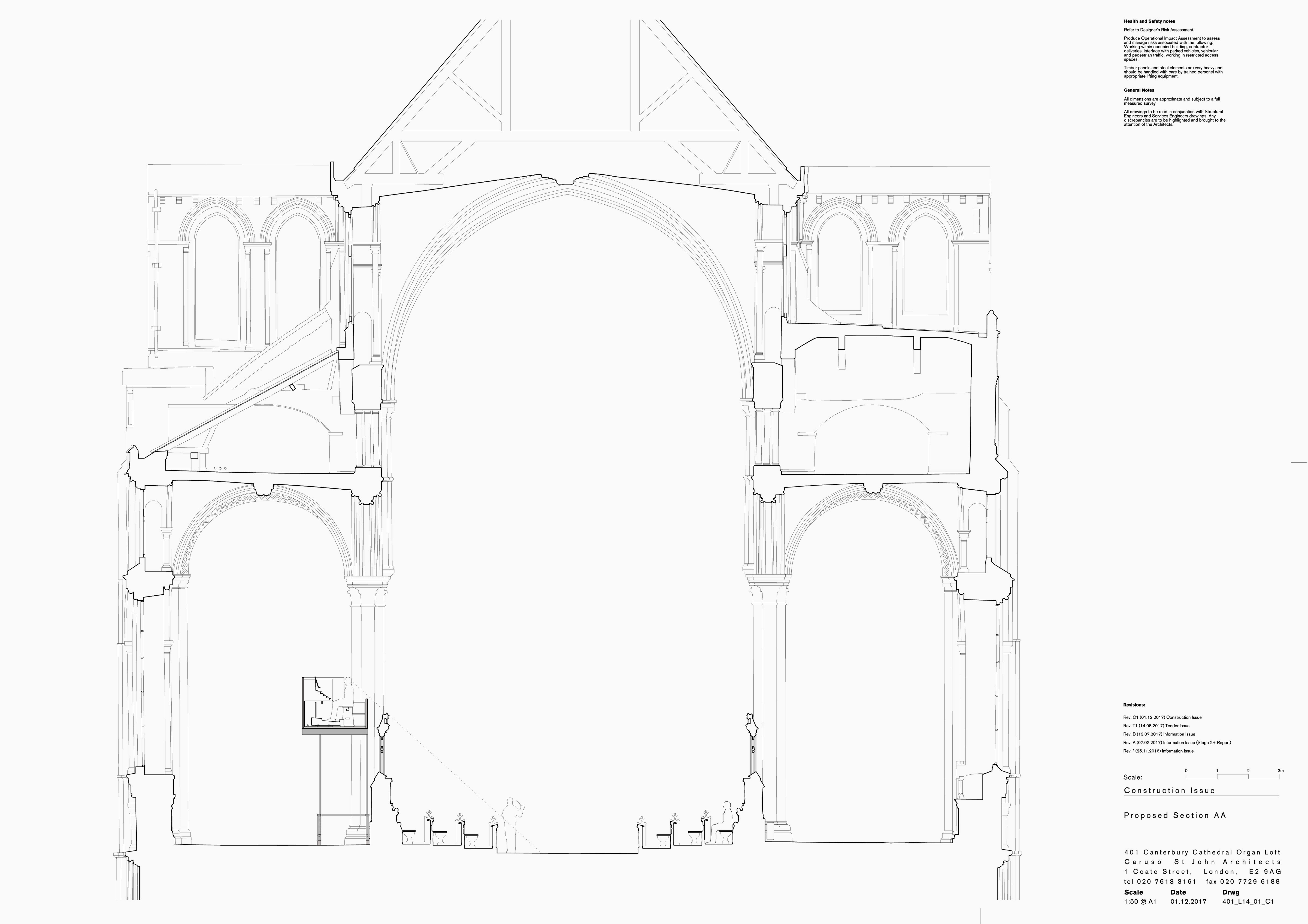 Canterbury Cathedral Organ Loft | Projects | Caruso St John Architects