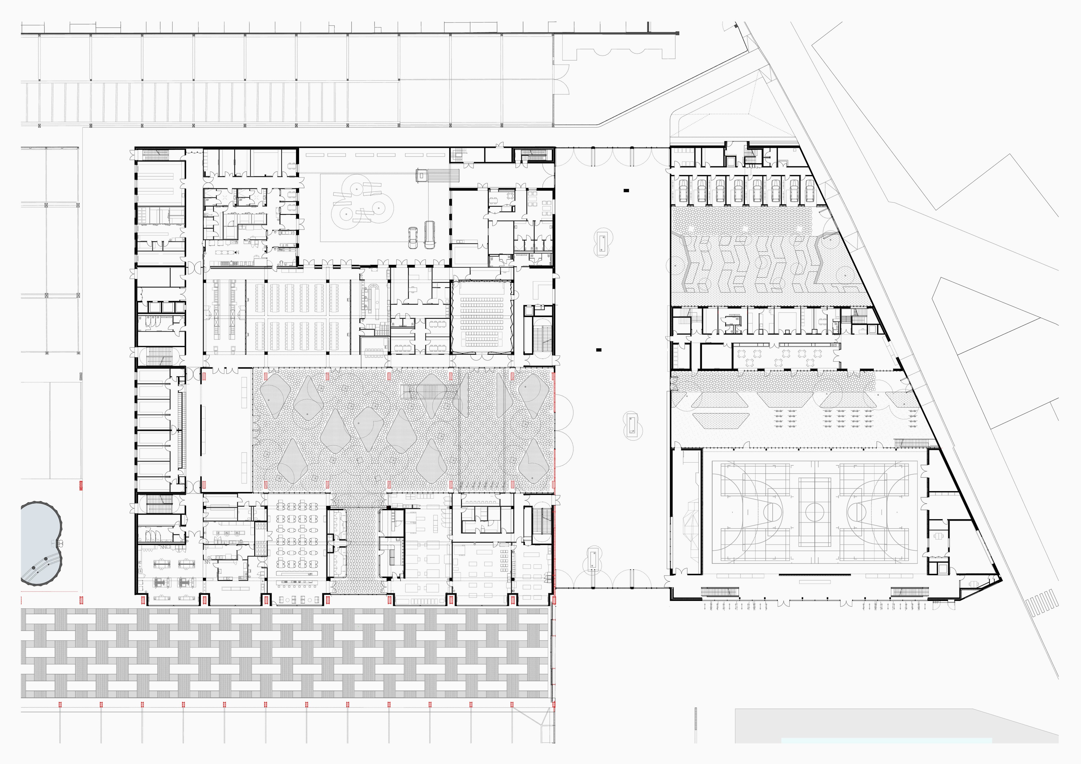 Lycée Hôtelier de Lille | Projects | Caruso St John Architects