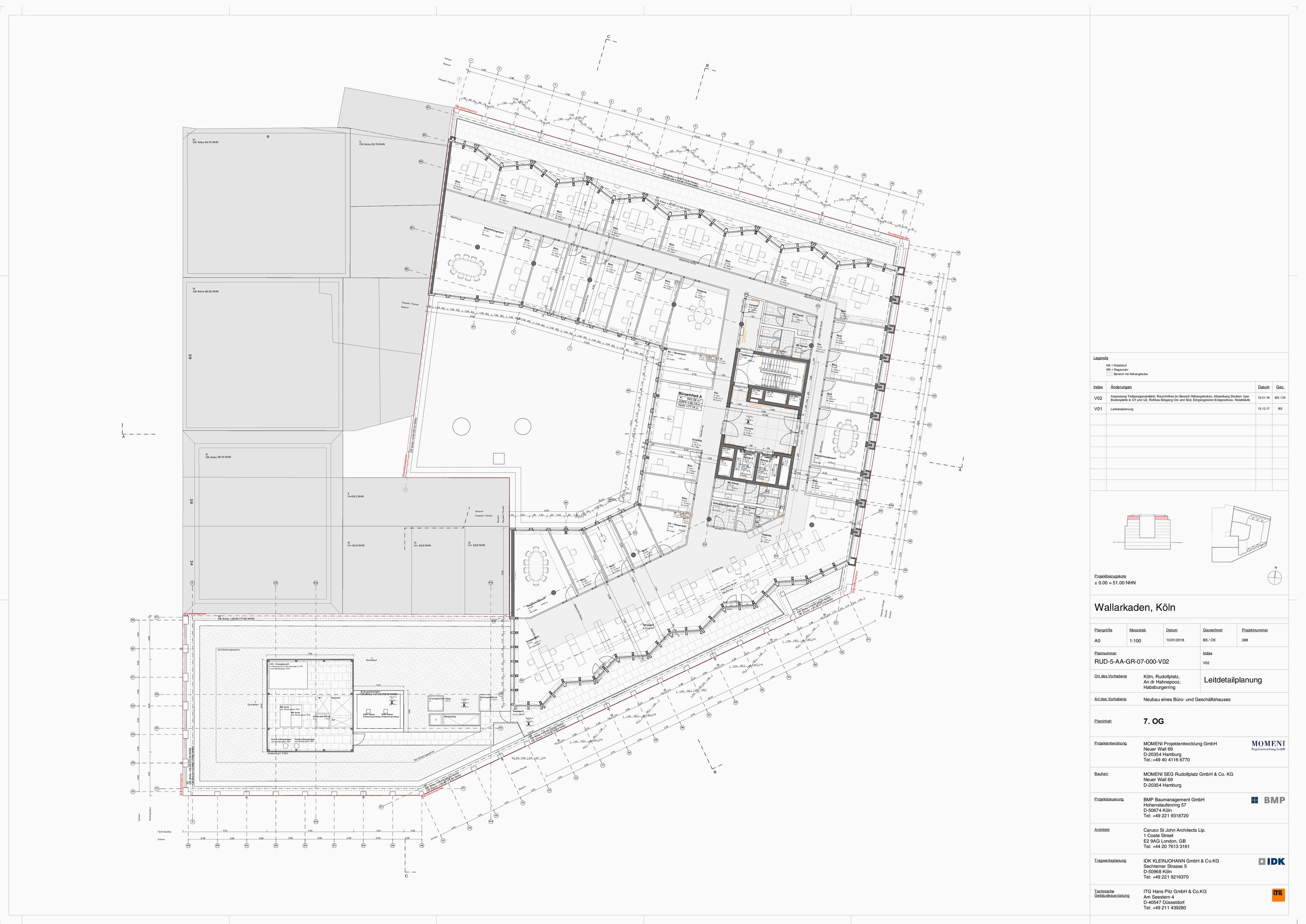 Office Building, Rudolfplatz | Projects | Caruso St John Architects