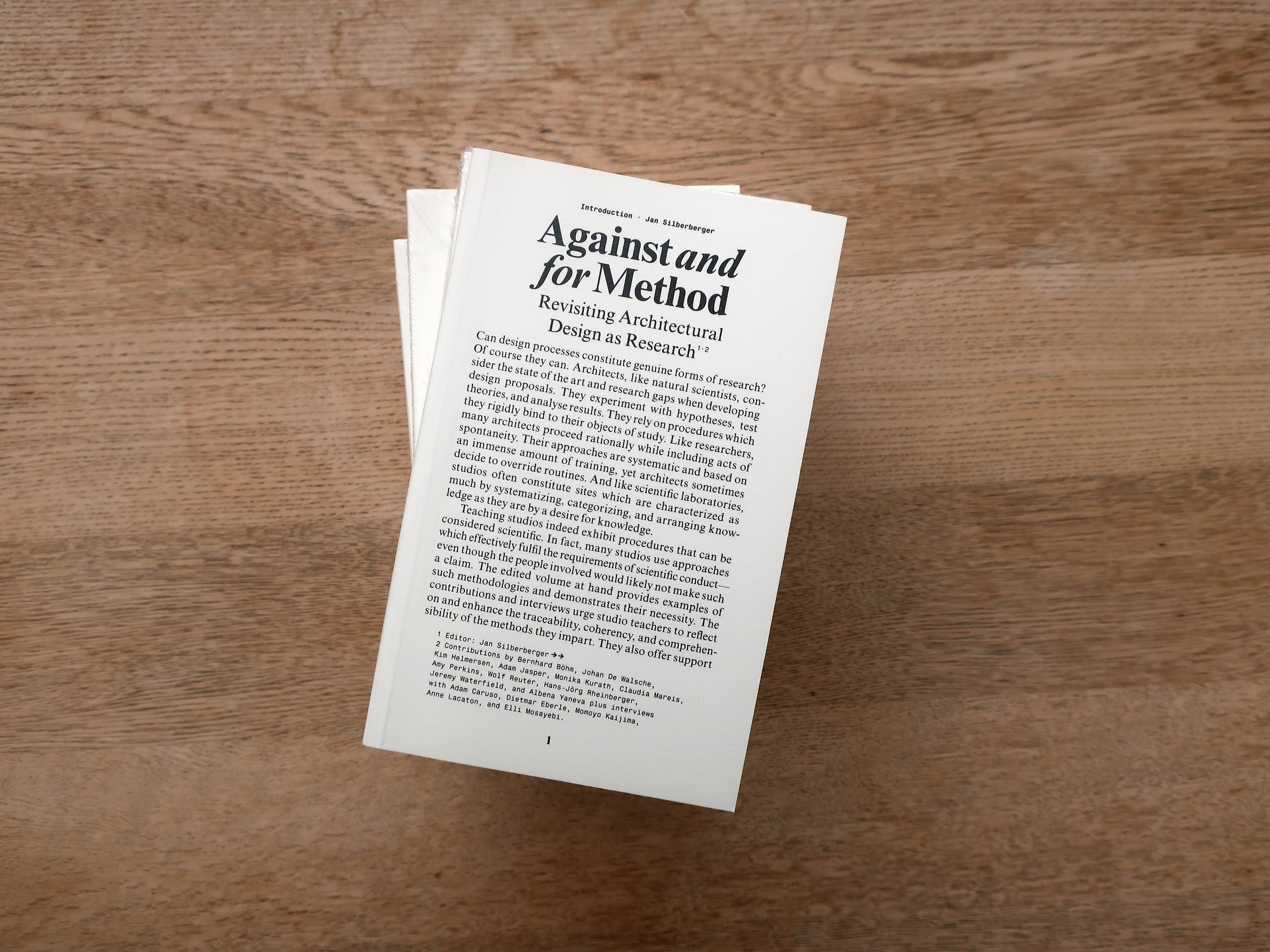Against and for Method: Revisiting Architectural Design as Research ...