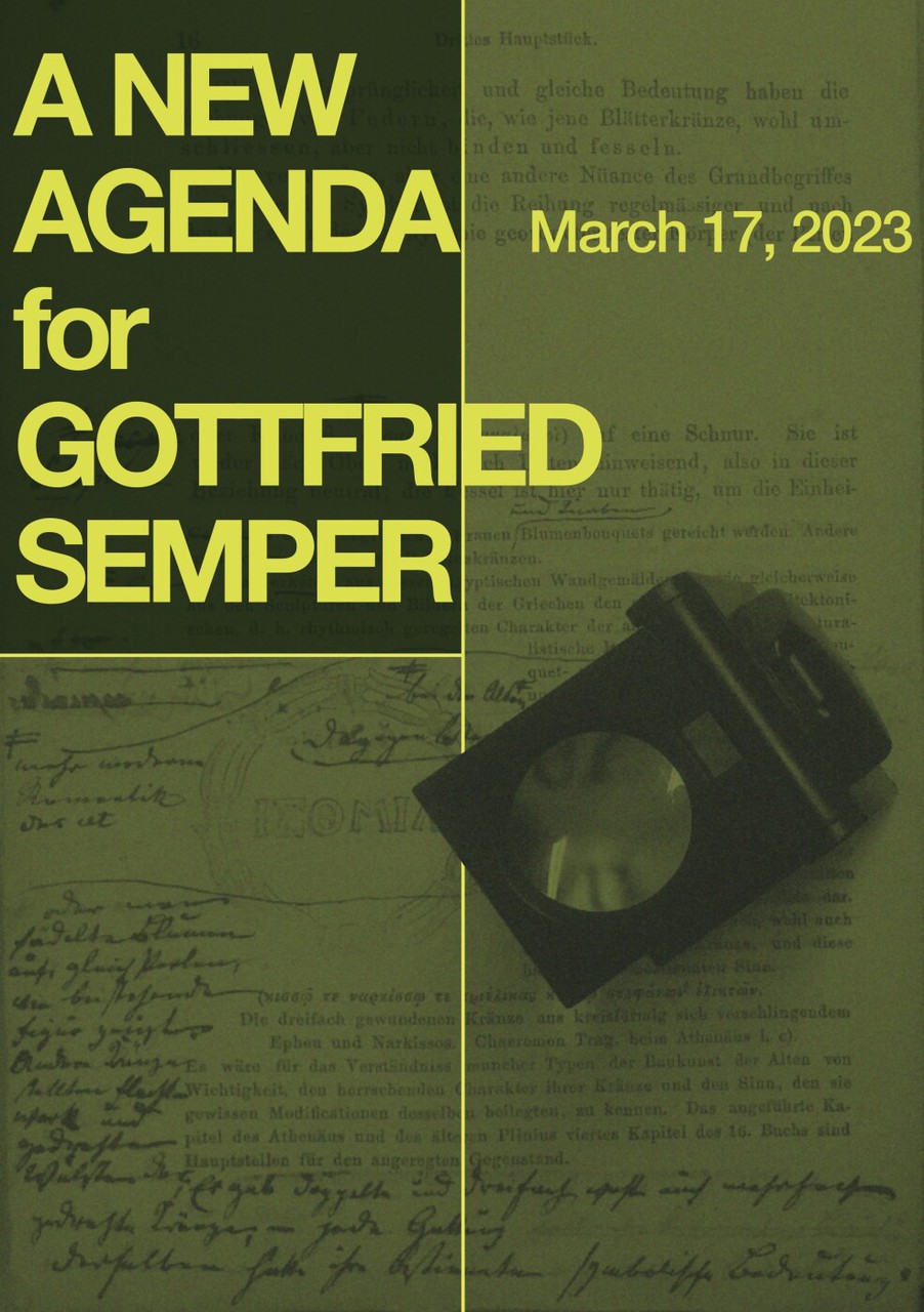 A New Agenda for Gottfried Semper Zurich, Switzerland